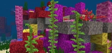 Sids: Coral Reef in Minecraft. 1.3 Minecraft PE / Bedrock [xfgiven_vers]