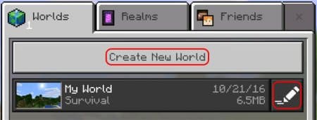 Installing a mod in the World of Minecraft PE