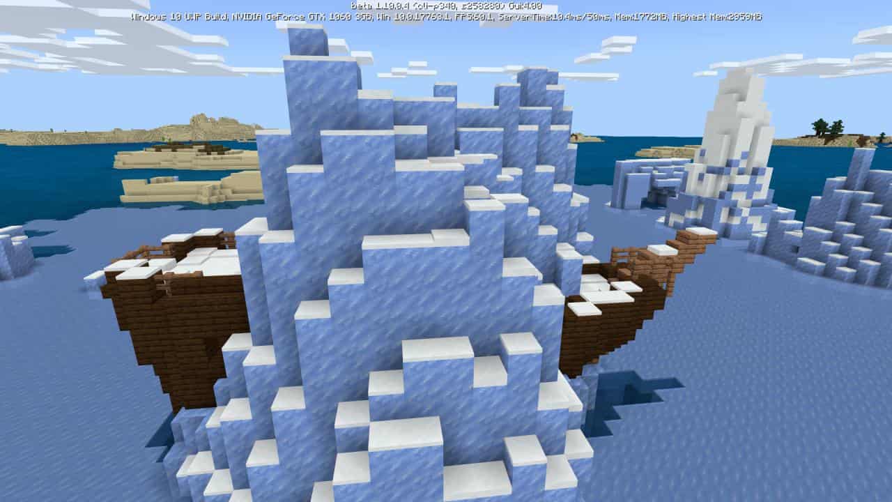 SID: Ship In The Iceberg. [ MINECRAFT 1.10 ] Minecraft PE / Bedrock [xfgiven_vers]