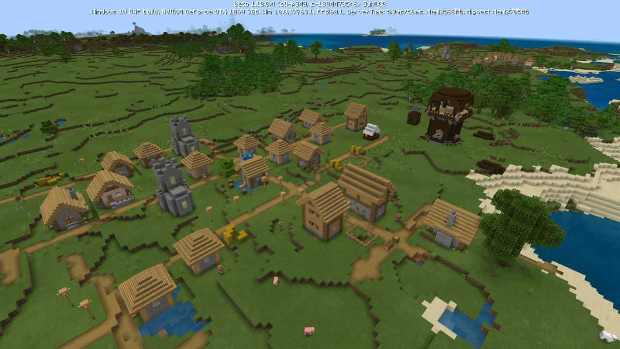 SID: MARAUDERS TOWER AND VILLAGE CLOSE IN MINECRAFT 1.10 Minecraft PE / Bedrock [xfgiven_vers]