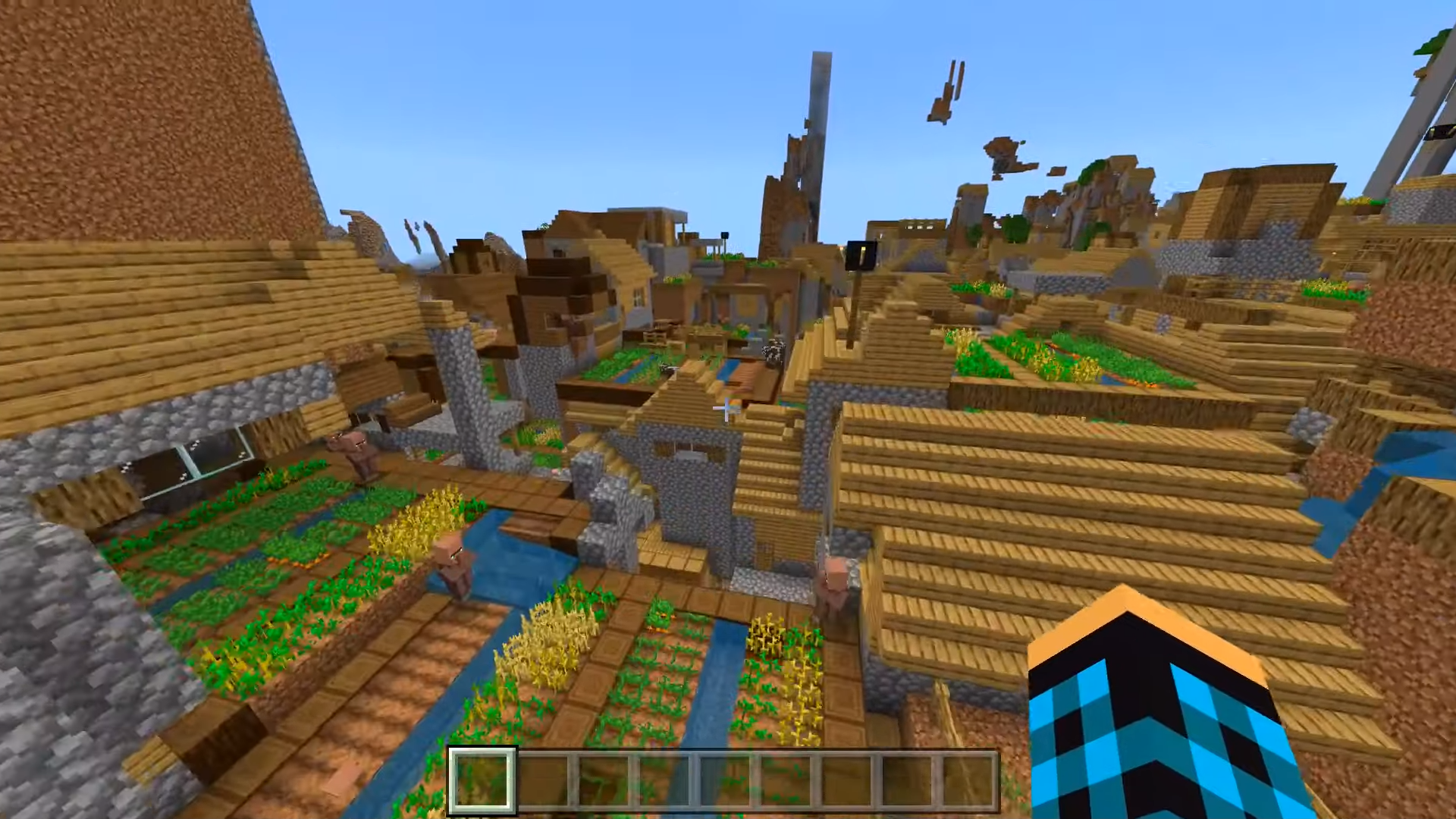 MAP FOR INFINITE VILLAGES IN MINECRAFT PE 1.13 Minecraft PE / Bedrock [xfgiven_vers]