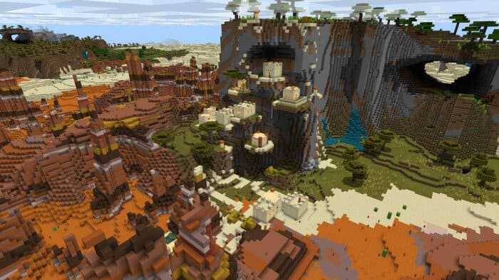 SYDE: A VILLAGE IN THE AIR ISLANDS Minecraft PE / Bedrock [xfgiven_vers]