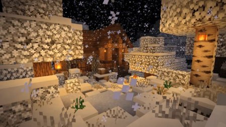 Shaders: Winter Set Minecraft PE / Bedrock [xfgiven_vers]