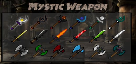 Mod: Mystic Weapons [1.20; 1.21+] Minecraft PE / Bedrock [xfgiven_vers]