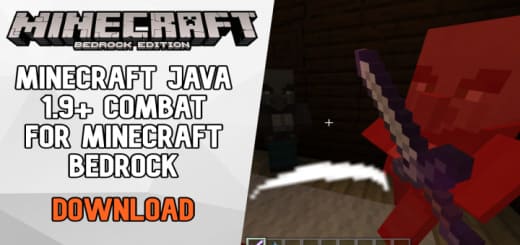 Mod: Attack as in Minecraft Java [1.20+] Minecraft PE / Bedrock [xfgiven_vers]