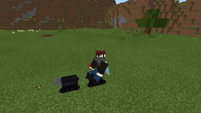 Wagon in Minecraft PE (Bedrock)