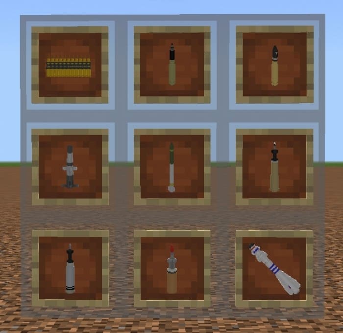 Guns in Minecraft PE (Bedrock)