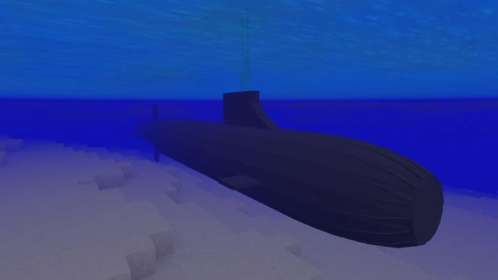 Nuclear Submarine in Minecraft PE (Bedrock)