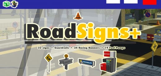 Mod: RoadSigns+   [1.19+] Minecraft PE / Bedrock [xfgiven_vers]