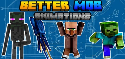 Resourcespak: Mob Animations [1.19+] Minecraft PE / Bedrock [xfgiven_vers]