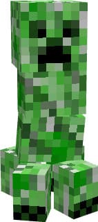 Creeper Animation in Minecraft PE (Bedrock)