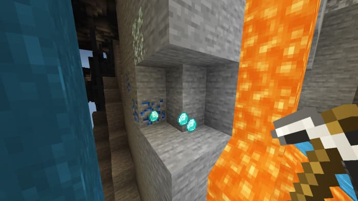 Quick Ore Mining in Minecraft PE (Bedrock)