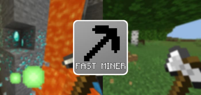 Addon: Fast Mining [1.20+] Minecraft PE / Bedrock [xfgiven_vers]