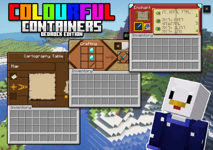 New Workbench Interface in Minecraft PE (Bedrock)