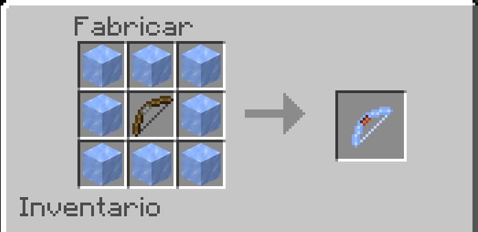 Ice Bow in Minecraft PE (Bedrock)