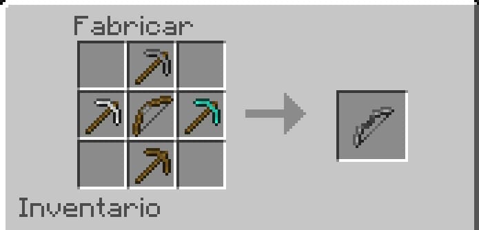 Miner's Bow in Minecraft PE (Bedrock)