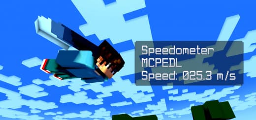 Addon: Speedometer [1. 20 1.18+] Minecraft PE / Bedrock [xfgiven_vers]