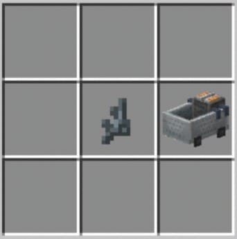 Шипы с вагонетками в Майнкрафт ПЕ (Бедрок)