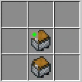 Крафт вагончика с двумя сундуками в Майнкрафт ПЕ (Бедрок)