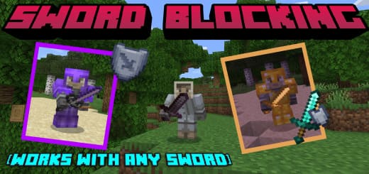 Mod: Sword Defense [1.20+] Minecraft PE / Bedrock [xfgiven_vers]