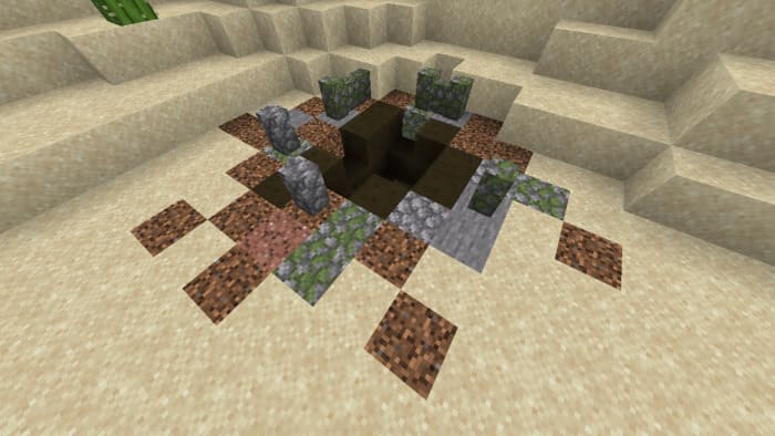 Oil in Minecraft PE (Bedrock)