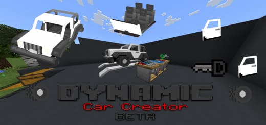 Mod: Build a Car [1.19+] Minecraft PE / Bedrock [xfgiven_vers]