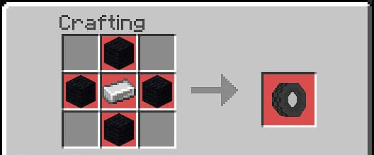 Crafting Wheels in Minecraft PE (Bedrock)