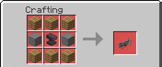 Крафт нового верстака в Майнкрафт ПЕ (Бедрок)