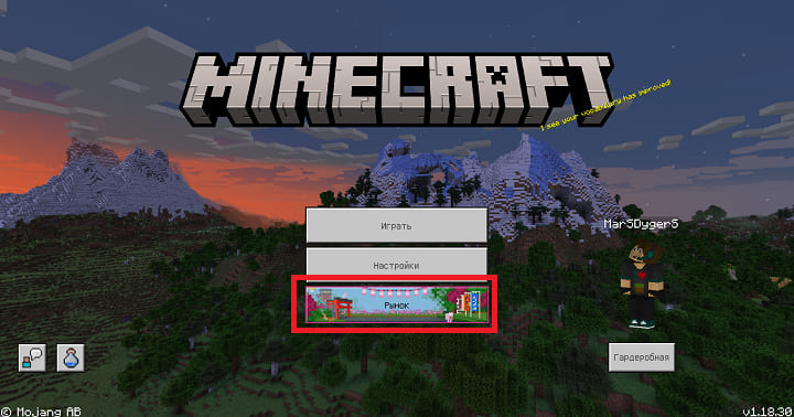 Entering the Market in Minecraft PE