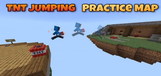 Map: Dynamite Jump [1.18; 1.19+] Minecraft PE / Bedrock [xfgiven_vers]