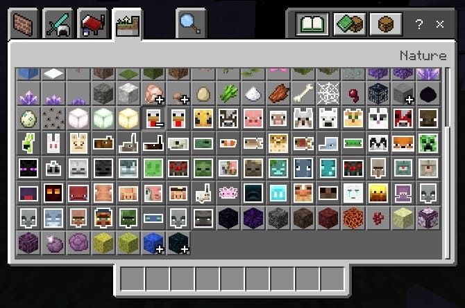 Mob Icons in Minecraft PE (Bedrock)