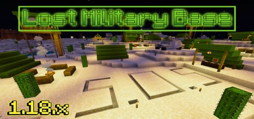 Карта: Военная база [1.18; 1.19+] Minecraft PE / Bedrock [xfgiven_vers]