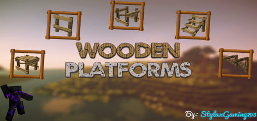 Mod: Wooden supports [1.19+] Minecraft PE / Bedrock [xfgiven_vers]