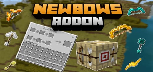 Mod: Bow Creation Table [1.19+] Minecraft PE / Bedrock [xfgiven_vers]