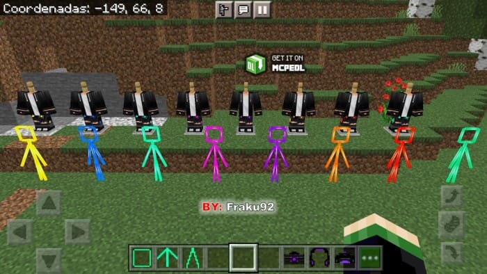 Glowing 3D Armor in Minecraft PE (Bedrock)