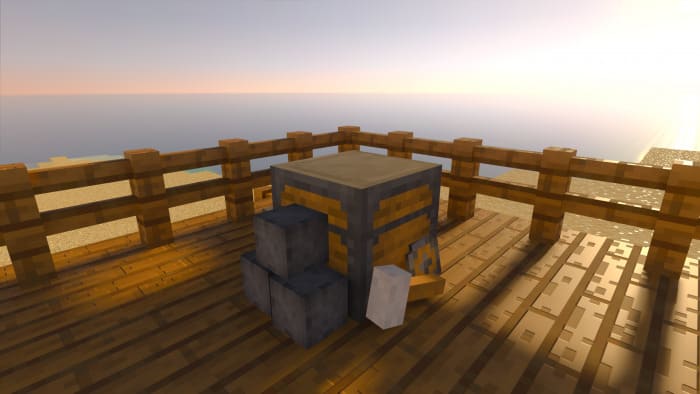 Workbench for guns in Minecraft PE