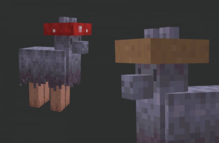 Improved llamas in Minecraft PE (Bedrock)