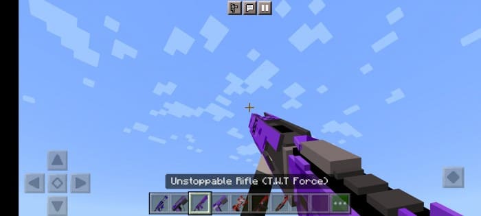 Laser Rifle in Minecraft PE (Bedrock)