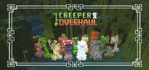 Resourcespak: Creeper Variants [1.19+] Minecraft PE / Bedrock [xfgiven_vers]