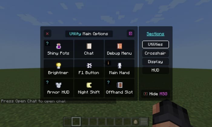 Changing Buttons in Minecraft PE (Bedrock)