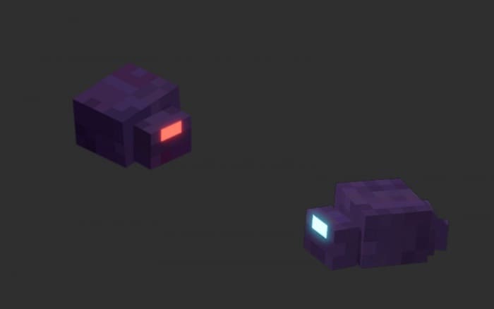 Endermites in Minecraft PE (Bedrock)