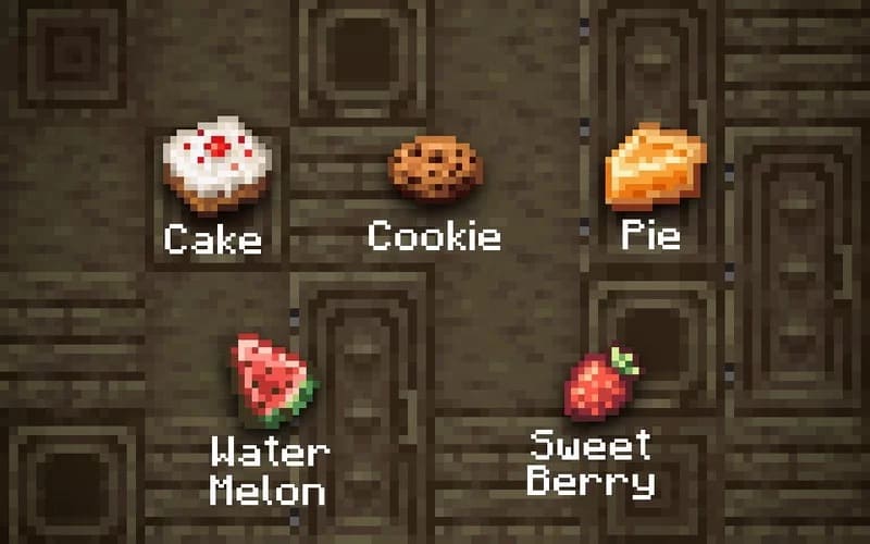 New Food Textures for Minecraft PE (Bedrock)