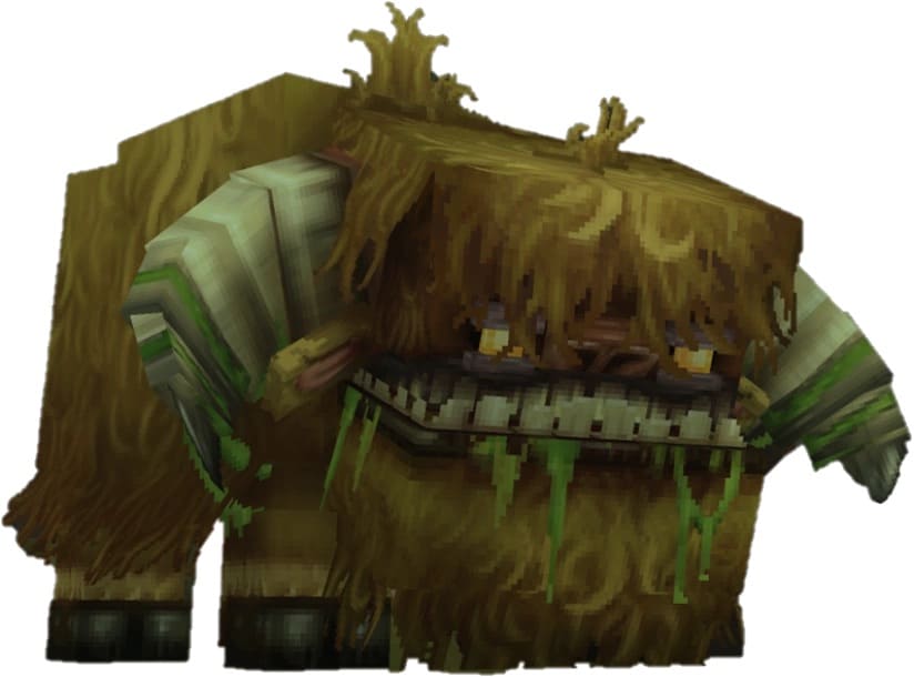 Scary Hoglin in Minecraft PE (Bedrock)