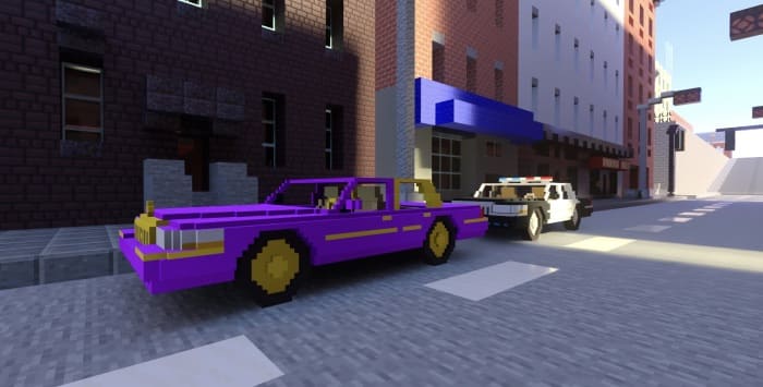 Cars in Minecraft PE (Bedrock)