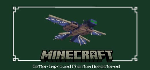 Textures: Enhanced Phantom [1.19+] Minecraft PE / Bedrock [xfgiven_vers]