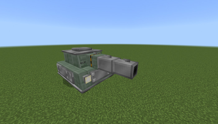Tank in Minecraft PE (Bedrock)