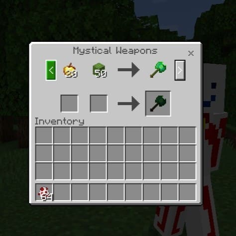 How to get mystic weapons in Minecraft