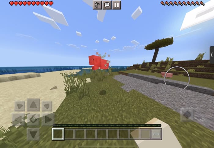 Killaura in Minecraft on phone