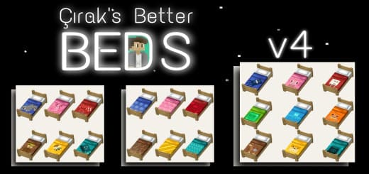 Textures: 3D Bed [1.19+] Minecraft PE / Bedrock [xfgiven_vers]