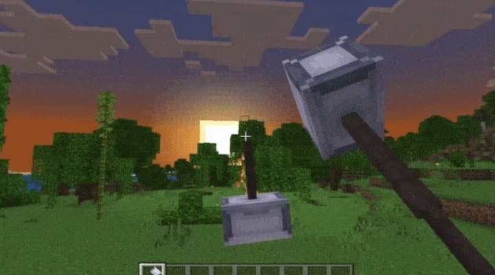 Thor's Hammer in Minecraft PE (Bedrock)